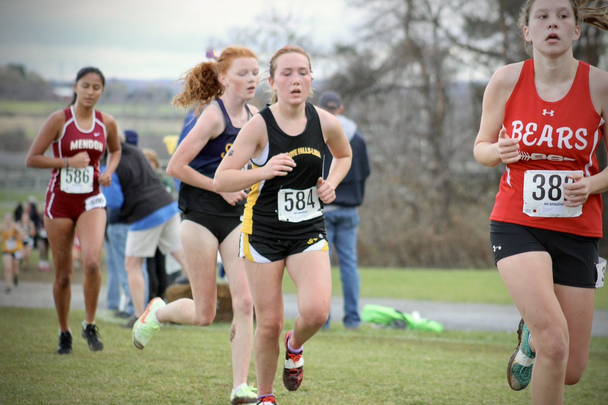 hf_race's tweet photo. Senior Alia Spaker wrapped up her xc career yesterday at the NYS meet with a solid race. Over the years, Alia competed in numerous Sectional Championships, State Championships, and Federations, often playing a crucial role in our team’s success. Thank you Alia! https://t.co/JhfhChSrE3