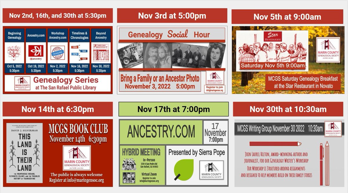 Snapshot of events at MCGS