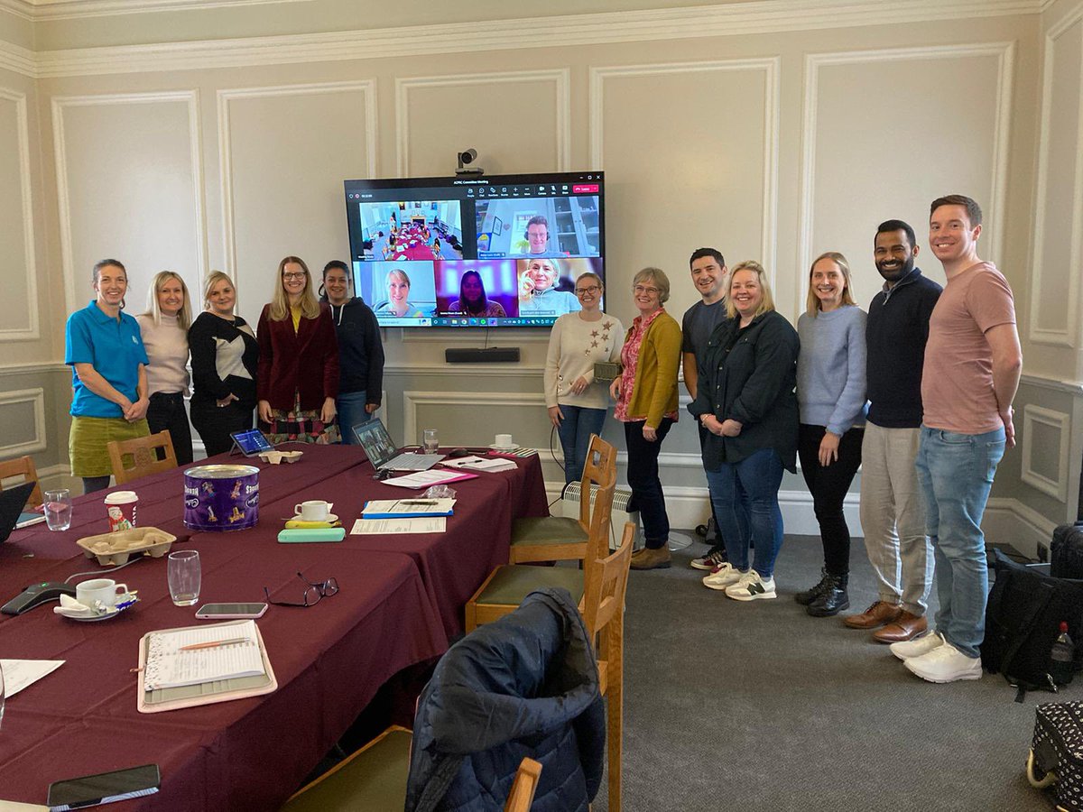 Lovely weekend for the committee to meet - in person and virtually- plus checking out the venue for #ACPRC23 conference!