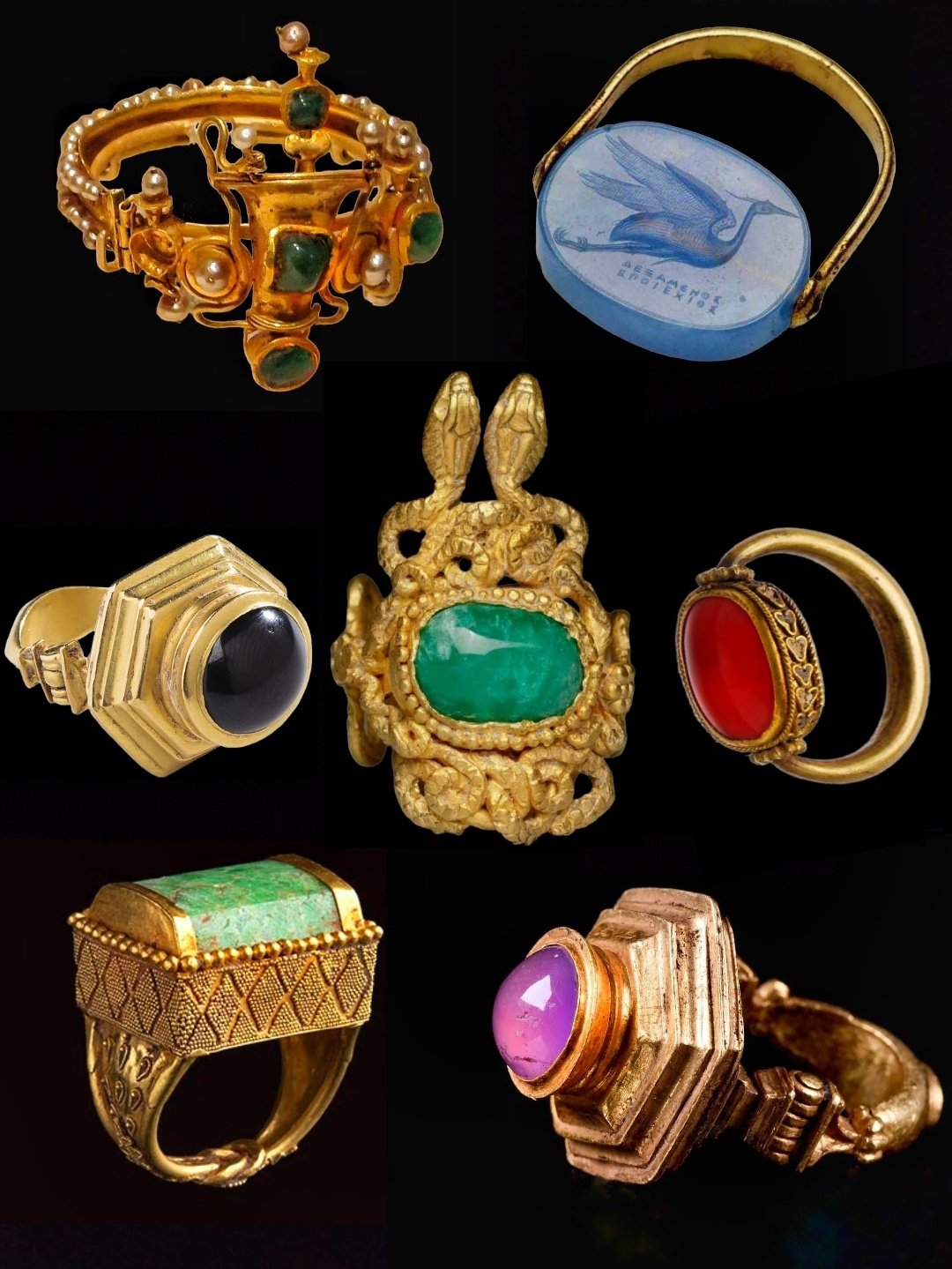 Ancient greek best sale rings