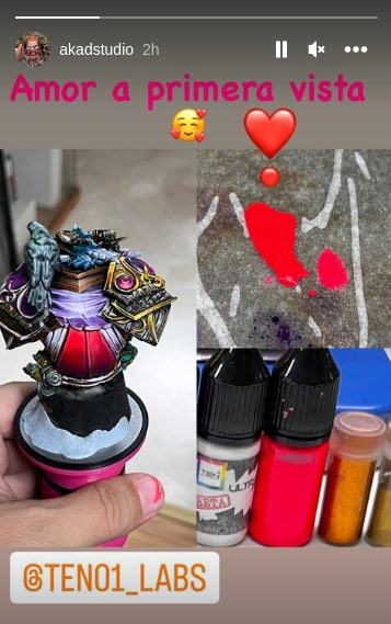 ultracryl's tweet photo. "Love at first sight"
What a feedback from such a great artist!
.
#ultracryl #acrylicpaint #harmlessacrylics #brushlicker #brushlicking #miniaturepainting #minipainting #tabletopgames #3dprinting #bustpainting #dnd #dioramacreators #scalemodelling #40k #warhammer https://t.co/SmdP5dz3m1