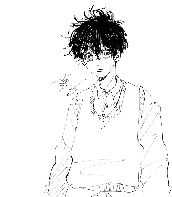 iPadで描いたけど練習が必要;;;;; 
