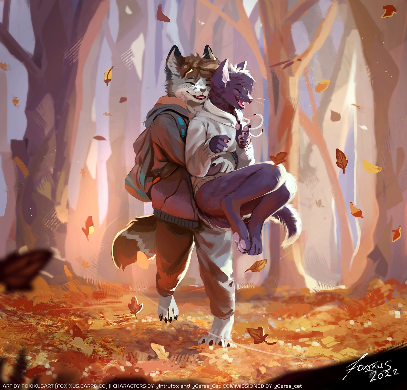 FOXIXUS 🌱 Close• on Twitter ""Lift hugs" 🍁🍂💛 https//t.co