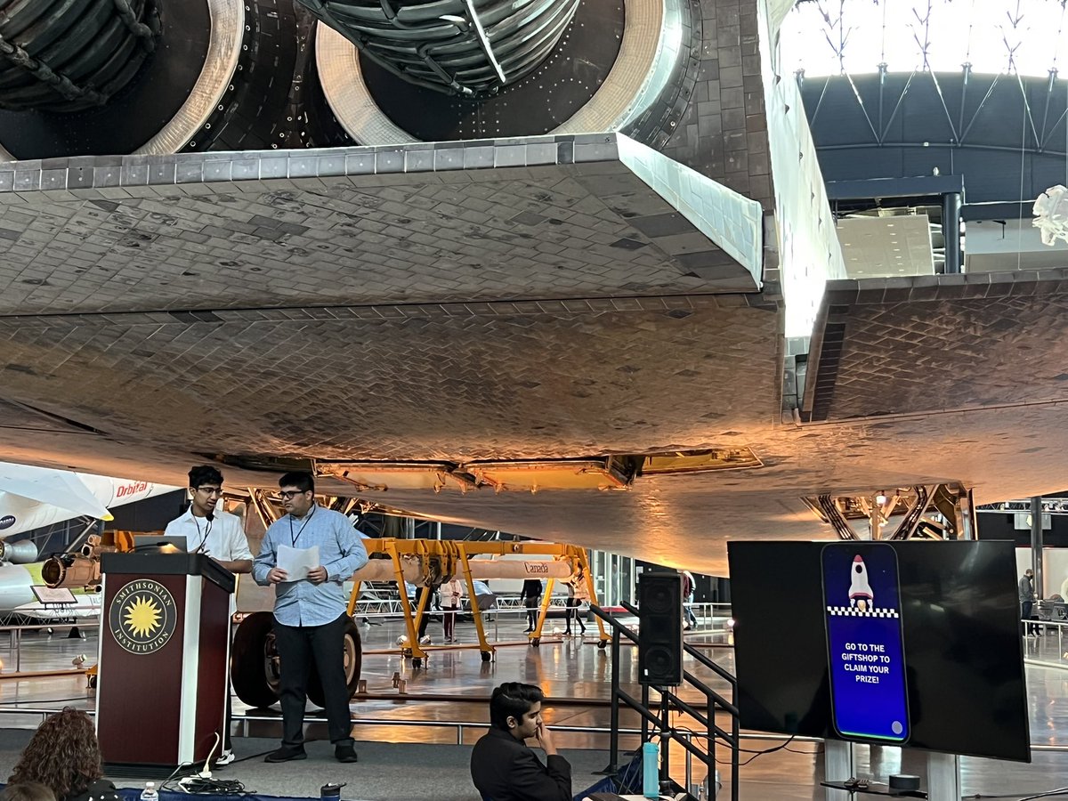 John Chapin, PhD (@stemcsteacher) on Twitter photo Students from <a href="/LCPS_Academies/">Academies of Loudoun</a> giving their MVP presentation at the <a href="/airandspace/">National Air and Space Museum</a> museum hackathon under the space shuttle. Thanks to <a href="/DeloitteUS/">Deloitte US</a> and <a href="/airandspace/">National Air and Space Museum</a>. <a href="/csforlcps/">Loudoun County Computer Science Office</a> Students from <a href="/LCPS_Academies/">Academies of Loudoun</a> giving their MVP presentation at the <a href="/airandspace/">National Air and Space Museum</a> museum hackathon under the space shuttle. Thanks to <a href="/DeloitteUS/">Deloitte US</a> and <a href="/airandspace/">National Air and Space Museum</a>. <a href="/csforlcps/">Loudoun County Computer Science Office</a>