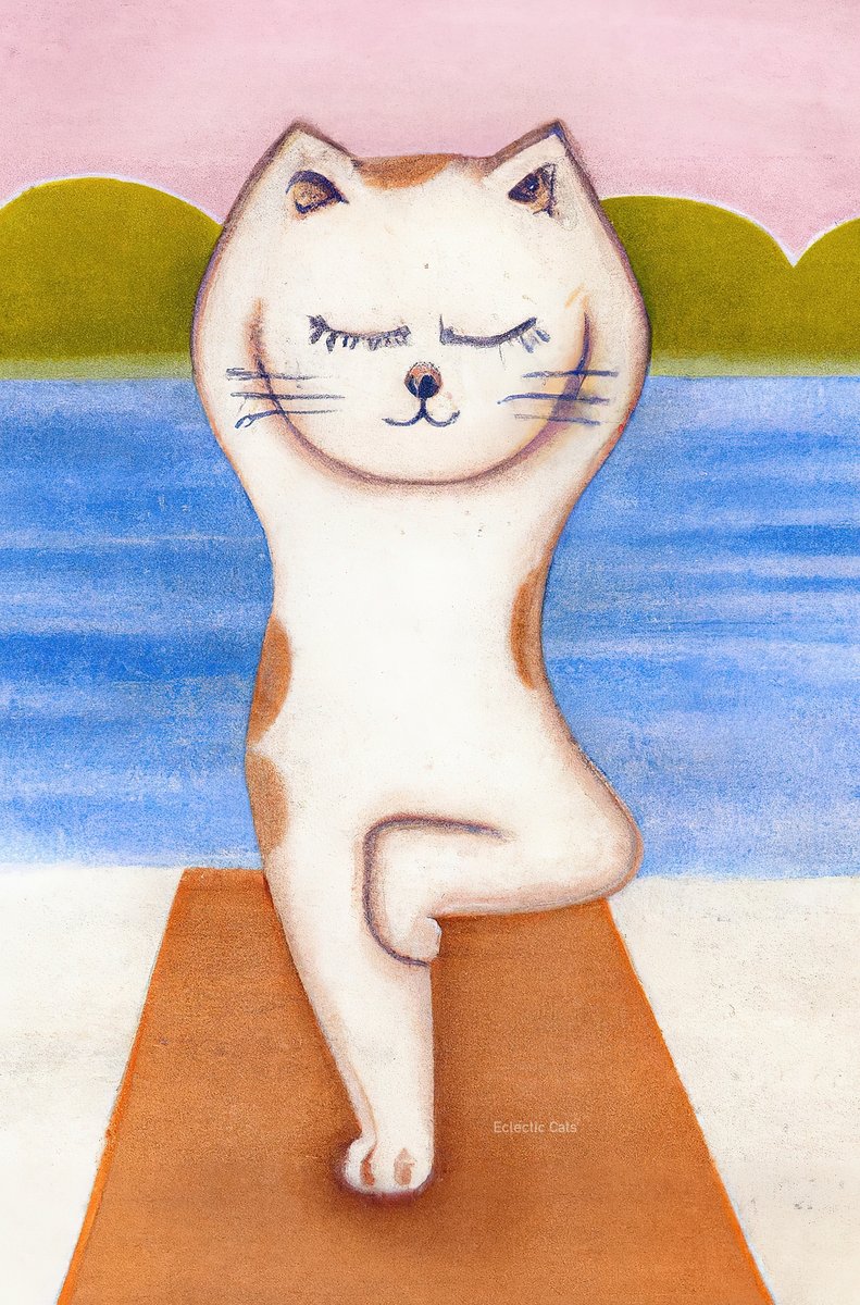 Eclectic_Cats's tweet photo. Yoga Cat

Now available as towel:
https://t.co/vLJOzKdhWo

#NFT: https://t.co/WuME1I8Fag #38

#catart #catillustrations #aigeneratedart #dalle #yogaart #yogatowel #yogacat #catnft #polygonnft #yogagift #catgift #etsygift https://t.co/7vzBq49Ti7