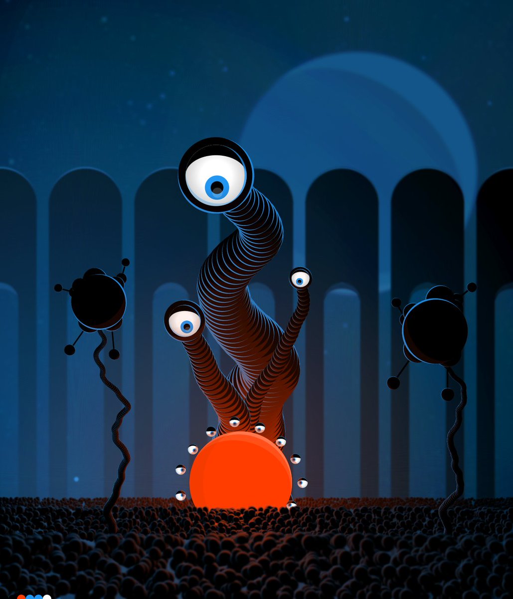 koboljka's tweet photo. I'm putting together a story and working on variations. #WIP Pure code, made with p5js, dropping soon on @fx_hash_

#generativeart #nft #p5js #fxhash #tezos #cyberpunk #future #scifi #scifiart #planet #space #alien #robots https://t.co/TeM8bN3cNW