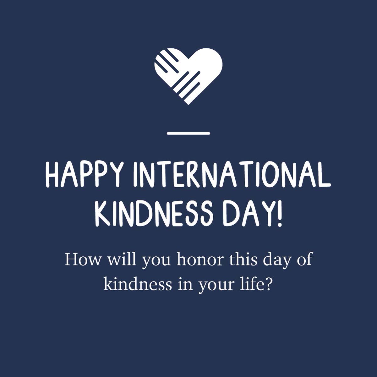 FredRogersInst's tweet photo. Today is World Kindness Day, a day internationally recognized to remember the importance of being kind to each other and to ourselves. Join the celebration of kindness this week, and remember, although today is the official day of kindness, every day is a good day to be kind! https://t.co/f9y47u2iyL