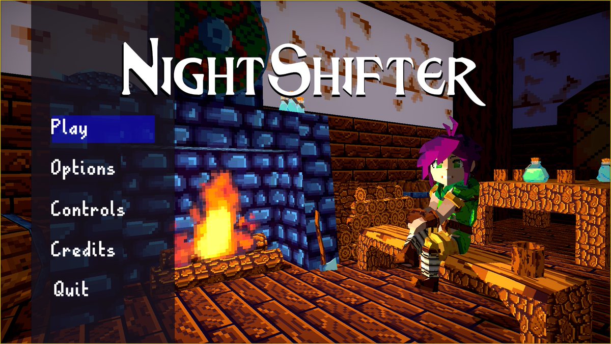 NightShiftrGame's tweet photo. Better late than never! Some impressions from our alpha build of our #lowpoly #pixelart game NightShifter! 

#madewithunity but a port to @godotengine is long overdue, don't you think? 🧐

#indiedev #gamedev #3dart https://t.co/MJXKrfpAz1