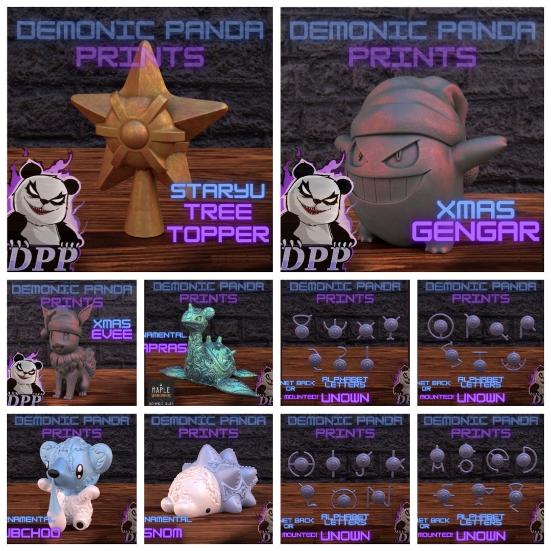 DemonPandaPrint's tweet image. ⛄️❄️ XMAS IS JUST AROUND THE CORNER❄️⛄️
With that in mind, we'd now like to announce our Brand-New Range of Pokémon Prints!

Available at: etsy.com/uk/shop/Demoni…

RETWEET AND LIKE THIS POST! - Let your friends and family know about these awesome designs!🥳

#Pokemon #EtsySeller