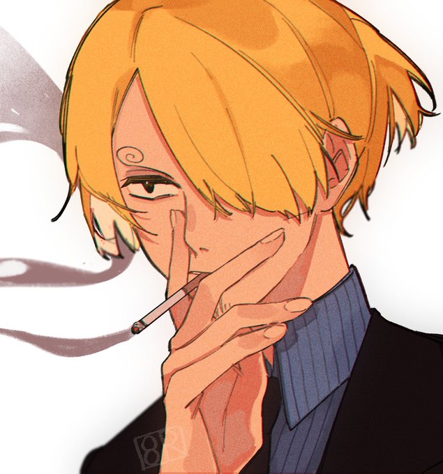 「sanji (one piece) white background」Fan Art(Latest)