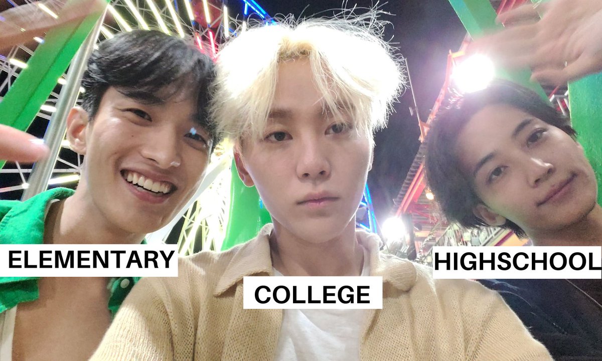 the phase of being a student in one photo