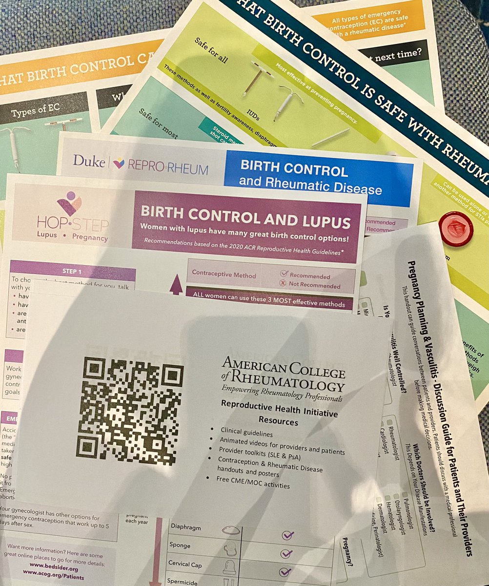 #ACR22 Impact of Reproductive Health Legislation on Clinical Rheumatology
- You can help pts avoid catastrophic 🤰🏽!
- Ask open❓s about 🤰🏽 to promote dialog about reproductive health
- Use Discussion Guides &amp; Handouts so she can make decisions that are best for her.
<a href="/ACRheum/">American College of Rheumatology</a>