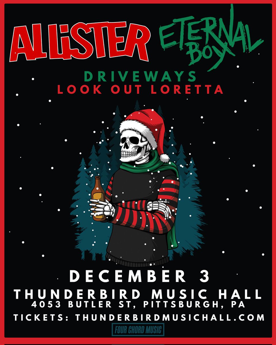 Baltimore and Pittsburgh! Not sure when we'll be back to these areas so now is the time to come out! Tickets at  driveways.band