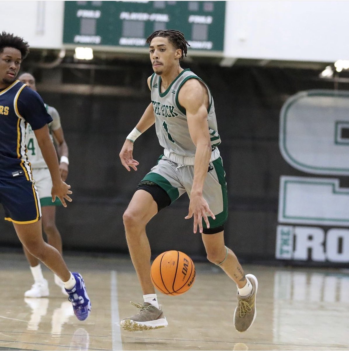 Jomo Goings is healthy and back on the court for <a href="/RockBasketball/">SRU HOOPS</a> this year!
