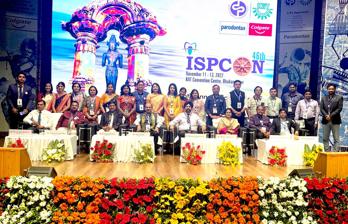 KIITDental's tweet photo. KIDS successfully organised the 46th National conference of Indian Society of Periodontology (ISP), where more than 90 national & international speakers delivered their guest lectures and 1700 delegates attended the conference from all over India. #ISPCON #KIDSEvents https://t.co/2N0GGJVBDJ
