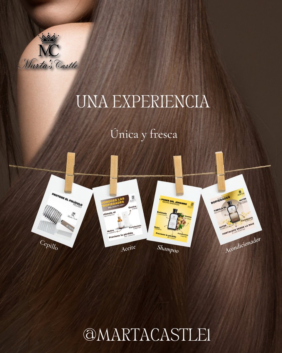 MartaCastle2's tweet photo. Cabello, fuerte, nutrido, manejable y sin frizz ¡Prueba ya todos los beneficios que traen los productos MC para tu preciado cabello! 

🌐https://t.co/ZUgbde5QIP 

#Controlcaidadelcabello 
#Cabellofortalecido https://t.co/OwHfFi3wWQ
