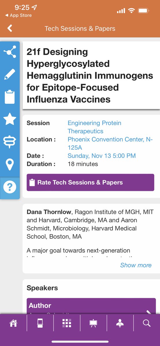 DanaThornlow's tweet photo. Back for another year at #AIChE2022, this time in Phoenix! I’ll be presenting some cool new immunogens we’ve been designing for next gen #fluvaccines later today at the protein therapeutics session! 🦠 https://t.co/uLu5dMQNSi