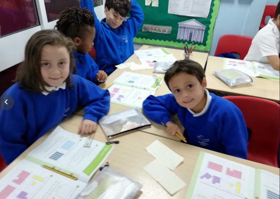 In Maths, we have started our Area topic. We were investigating how many different shapes we could make with the same area, using square post-its. 
#WroxhamMaths <a href="/WroxhamSchool/">The Wroxham School</a> <a href="/MrSwaile/">danielswaile</a>