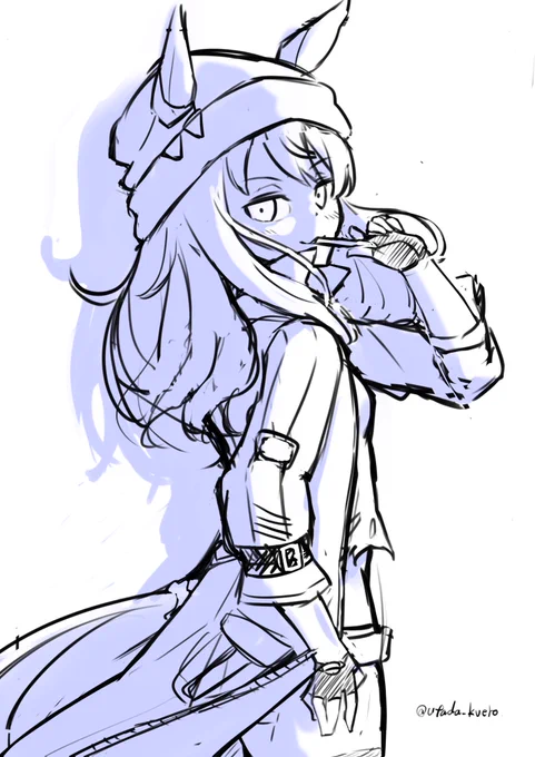 ナカヤマフェスタのラフ#wip 