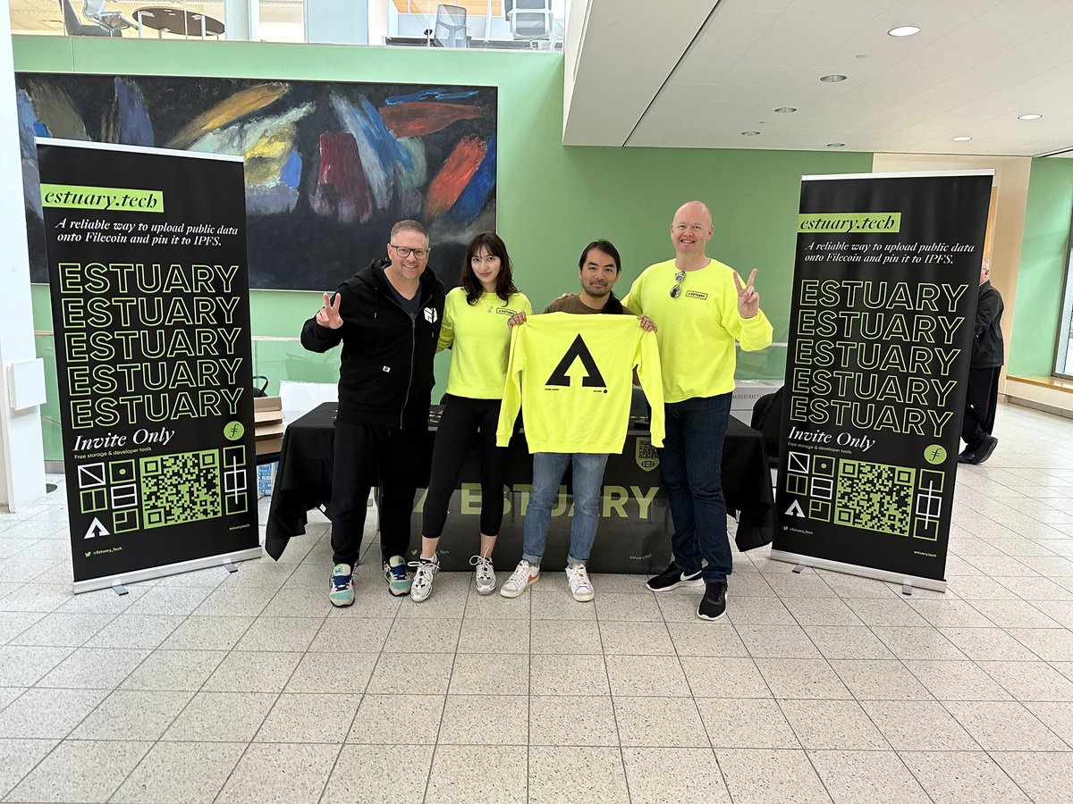 Last day at Princeton Hack! Excited to see the project using Estuary! <a href="/wwwjim/">Jimmy Lee</a> <a href="/CorinneBernett/">Corinne Bernett</a> @lodgetarius_a