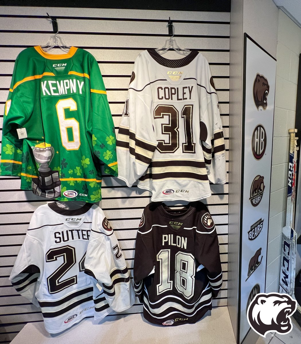 TheHersheyBears's tweet photo. OPENING TONIGHT: Check out the brand new Hershey Bears Authentics store outside section 124 at tonight's game, where you can buy game-worn jerseys, goal pucks, sticks, and much more!

👉  https://t.co/49ufQHJySP https://t.co/beWvlN5ItG