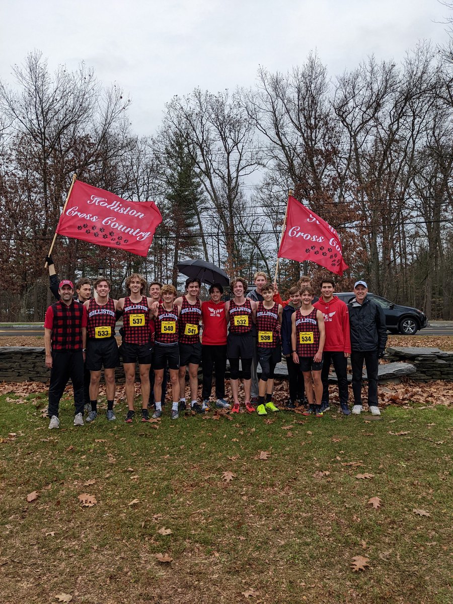 #HollistonXC MIAA 2B Boys Cross Country runner up 2022. First all-state qualifier team since 1993.