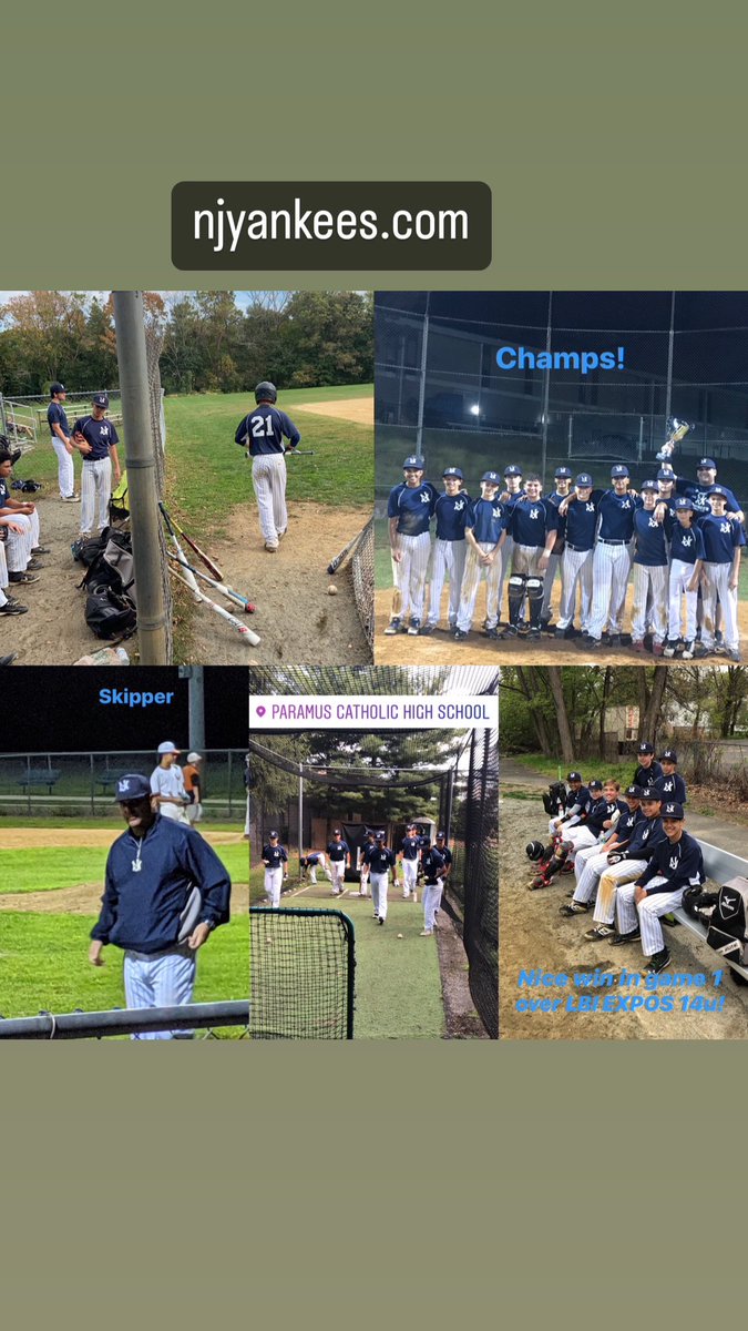 NJYankeesBBClub's tweet photo. Next round of tryouts for the 14-16u levels Sat 11/19 at 3pm Paramus Catholic Bubble. Email paul.magrini@gmail.com to register. https://t.co/gjZkjhBFui https://t.co/f3j3C21vTO