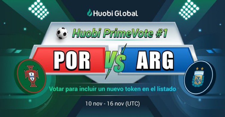 JohnNakamoto_'s tweet photo. Huobi PrimeVote #1
 $POR contra $ARG

 ¡Vota el listado y comparta grandes recompensas!

10 de noviembre /16 de noviembre de 2022 (UTC+8)
 
 Detalles: https://t.co/xS0ZDEZwsX

Registro: https://t.co/Mtbn29NFCK

Y obtenga un bono de bienvenida de hasta 5672 $USDT 👀 https://t.co/9DIZ6NYq7O