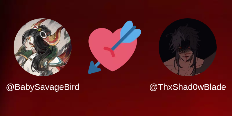 Mi Crush en Twitter es: @ThxShad0wBlade

Encuentra el tuyo(a) en funaroundy.click/twittercrush?l…

⠀