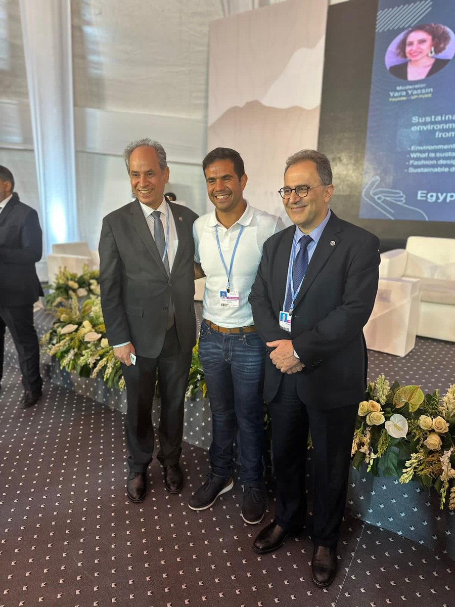 <a href="/AUCalumni/">AUC Alumni</a> Muhammad El Demerdash, cofounder of Engazaat, presented on their transformative work in smart energy &amp; water utility solutions, with international &amp; local partners, including alumnus Hussein Abou Bakr, founder of leading agri-fintech <a href="/Mozare33/">Mozare3</a>.