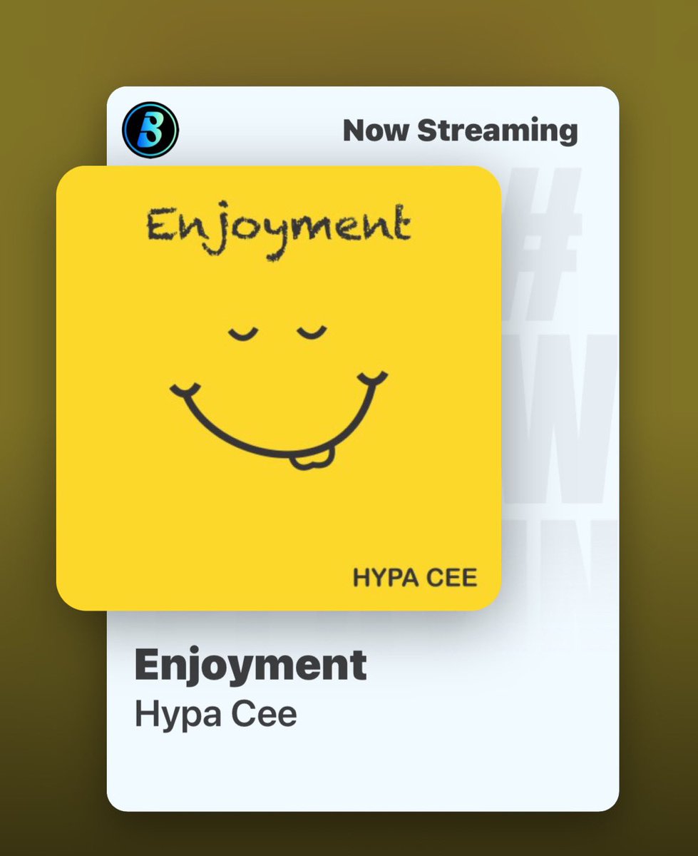 Hypa_Cee's tweet photo. Enjoyment out and streaming now https://t.co/1s3NRI5OMr