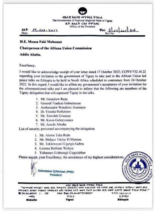 KeChepkirui's tweet photo. tplf said it will accept the peace agreement signed in #Pretoria in โprincipleโ but tplf didnโt send negotiators ๐คฃ๐คฃ๐คฃ
Am I the only one to remember the #Algeris agreement?
๐๐ฟ๐๐ฟ๐๐ฟ https://t.co/bF453hWtNv