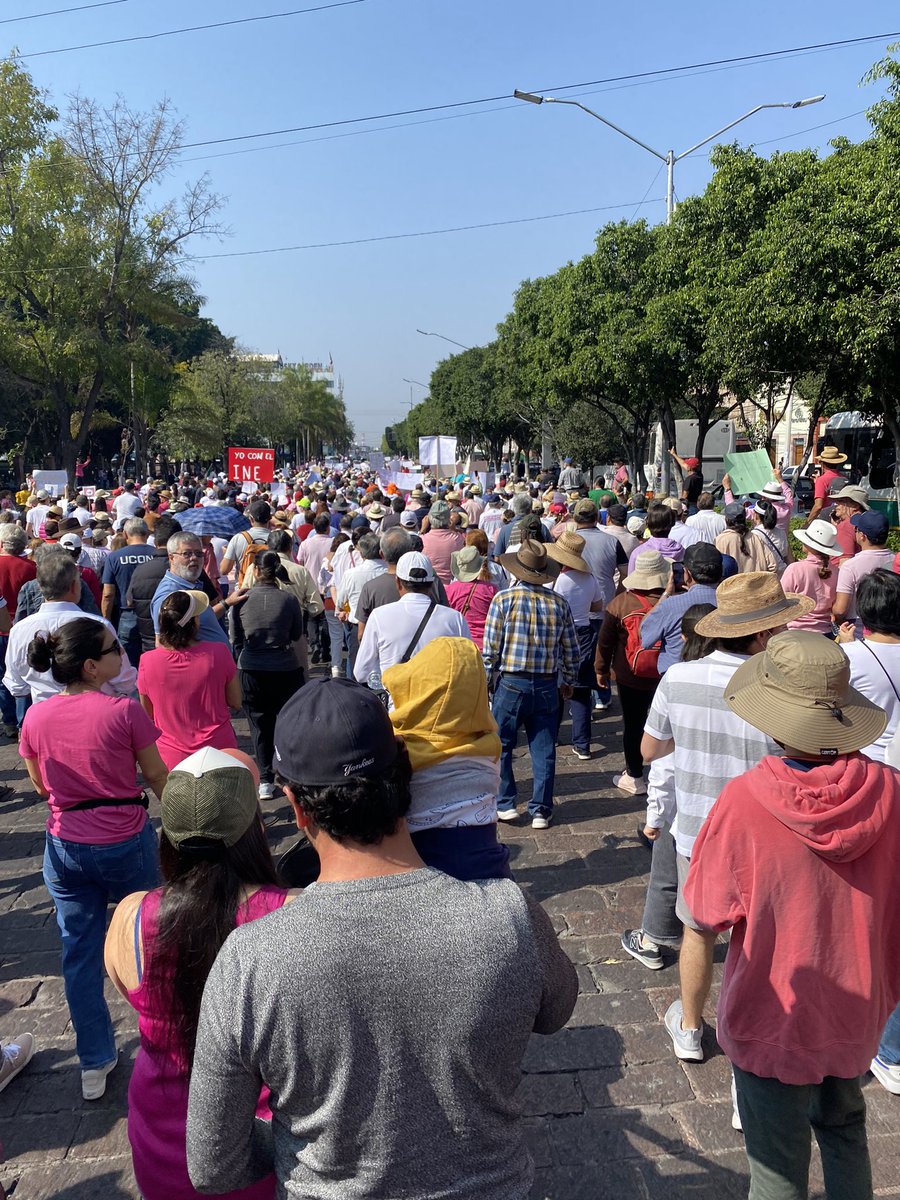 ElCamoton's tweet photo. El INE no se toca. #marchaINE desde Querétaro https://t.co/RBSGvFspA8