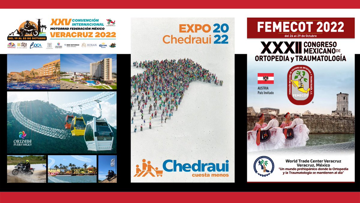 harrygrappa's tweet photo. Para muestra, 1 botón; no menos, como 3…
#Veracruz y #BocaDelRío son y seguirán siendo un destino turístico incomparable para la sede y organización de eventos, congresos y convenciones; manteniéndose en el TOP 5 de destinos preferidos de organizadores.¡¡#HayVideos!!
Hilo 1/7 https://t.co/gjAru6a6pK