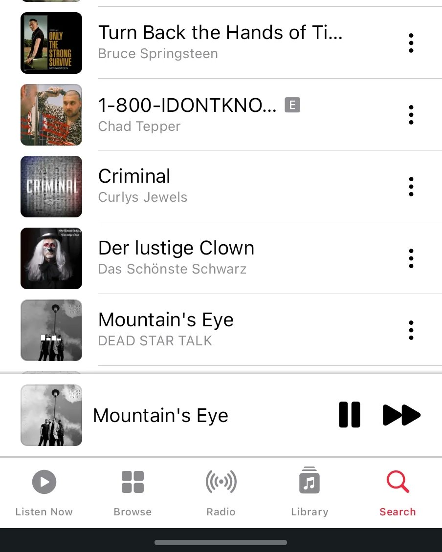 A big shoutout to @AppleMusic for adding EP lead single 'Mountain's Eye' to your big editorial 🎸 playlist 'New In Rock' 🙏🤝🙌

🙌 @3toneMusic for your role in making this happen, and to @FlemmingRass (aka Flemming Rasmussen) 
#applemusic #newinrock #playlist  # #newmusic #EP