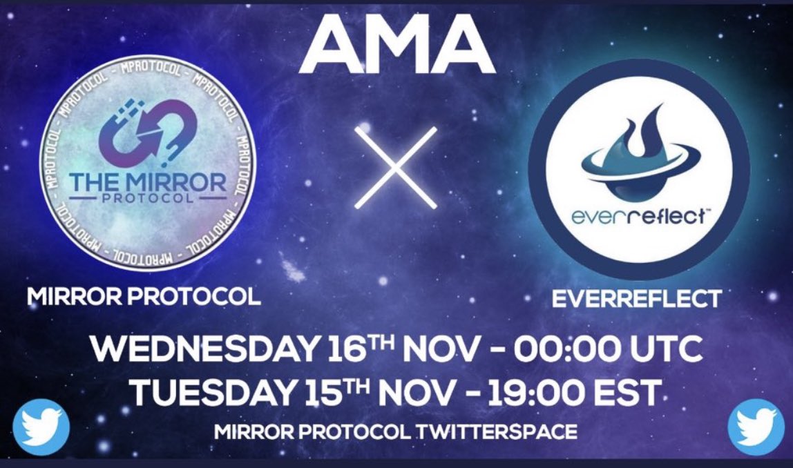 BertBeattie's tweet image. Come and join us for an AMA with #Mprotocol &amp;amp; #Everreflect