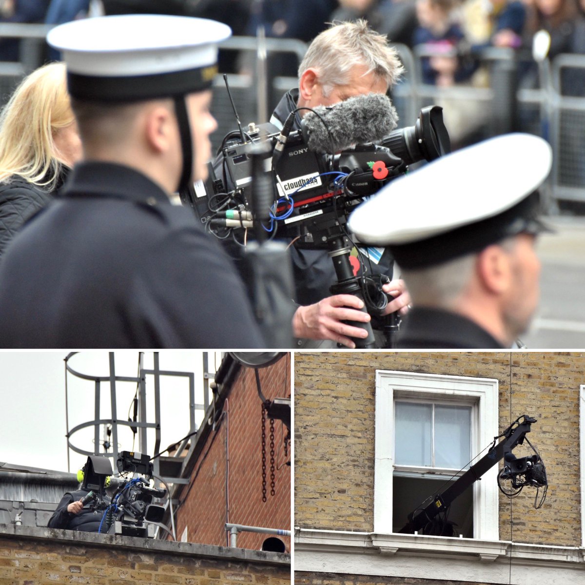 stevechalles's tweet photo. 2. of 2. Remembrance Sunday at The Cenotaph in Whitehall - covered by @cloudbass and @EMGLiveUK OB teams for #BBCStudioEvents / BBC One.
#outsidebroadcast #Cloudbass #EMGLiveUK @BBCS_Events #BBCEvents #Cenotaph #RemembranceSunday #Remembrance https://t.co/cio0nMtbSc