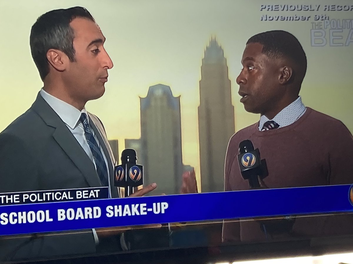 PatCothamMeck's tweet photo. #AceReporter @joeBruno gives local & regional updates of the election. Congrats to @ReporterPam for winning a board seat on @CabCoSchools ! She is a former TV reporter and works for @MeckCounty #PublicInformation. Next topic @CMSboard w/@JonathanUpdates #TuneIn @wsoctv https://t.co/i1aNTmWbre