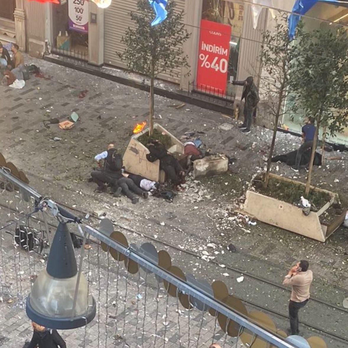 Prayers for #Turkey brothers ♥️🇵🇰🇹🇷 An explosion has been reported in #Istanbul’s iconic #Istiklal street #TaksimSquare .  5 dead , 36 injured according to Arab News.