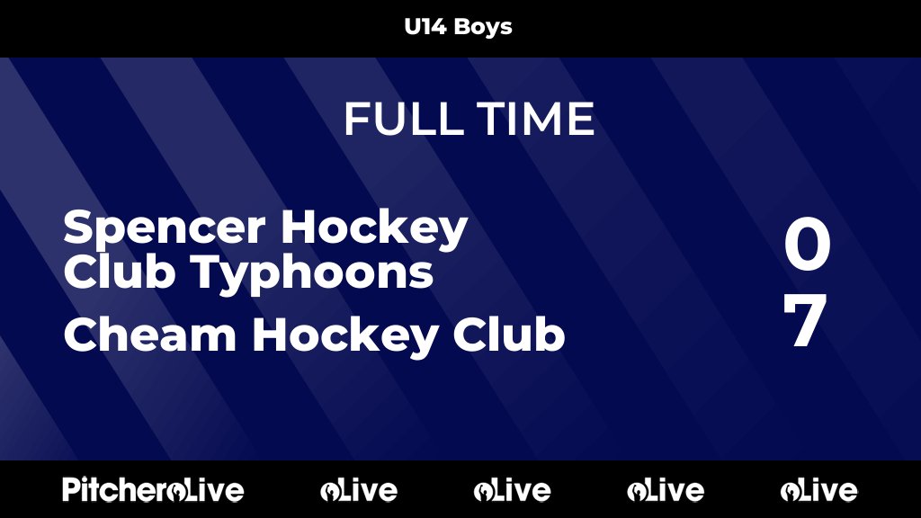 CheamHC's tweet image. FULL TIME: Spencer Hockey Club Typhoons 0 - 7 Cheam Hockey Club
#SPECHE #Pitchero
cheamhockeyclub.co.uk/teams/152176/m…