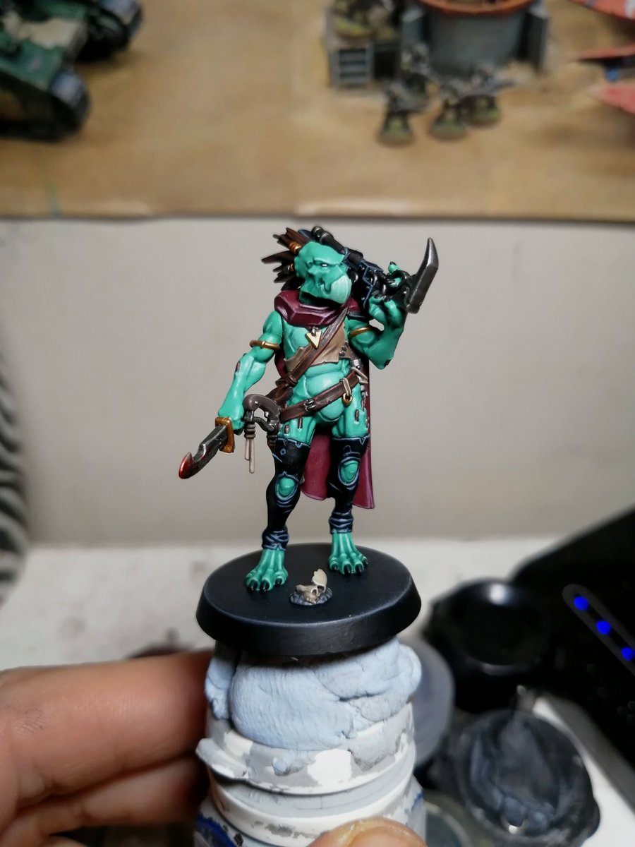 First member of my Kroot kill team finished!! #kroot #killteam #warhammercommunity #gamesworkshop