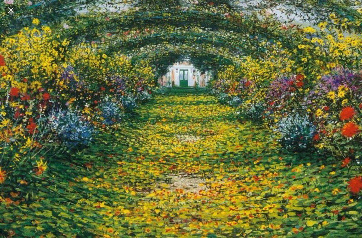 softdeIicacy's tweet photo. claude monet paintings of his own  garden https://t.co/UYo6EGiR9l