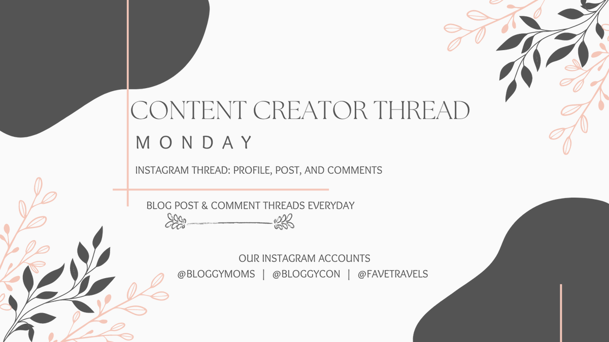 herfaveshopping's tweet photo. Monday: Instagram

Daily:  Blog Post Thread 

💬 Comment your post link. 

📣 Re-Tweet this 

🌟Don't forget to check out a blog linked below and follow each other. 🌟 https://t.co/DHKgDAZzGU