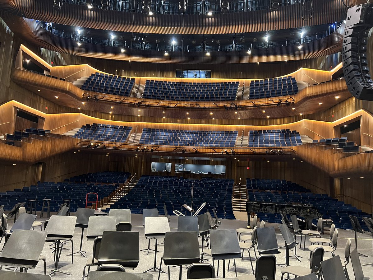 Today’s performance venue! #capitalonehall