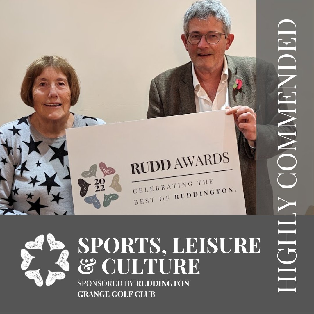 Moving to our Sports, Leisure &amp; Culture category sponsored by <a href="/Ruddgrange/">Ruddington Grange</a>, and before we get to the two finalists, let's hear it for the Highly Commended... well done to Ruddington Village Museum ⭐ Judges said the museum is "a small cultural gem that deserves big recognition"
