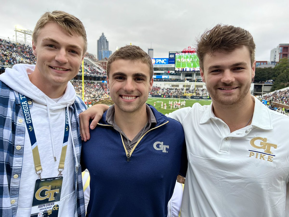 Great day with <a href="/GeorgiaTechFB/">Georgia Tech Football</a>! Thank you <a href="/CoachJBHall/">JB Hall Jr</a> <a href="/thomasguerry/">Thomas Guerry</a> <a href="/gavinpstewart11/">Gavin Stewart</a> <a href="/4thandLongwell/">Ryan Longwell</a>.     <a href="/BC_Football1902/">BC Football</a> <a href="/TheBC400/">Benedictine Military School</a>