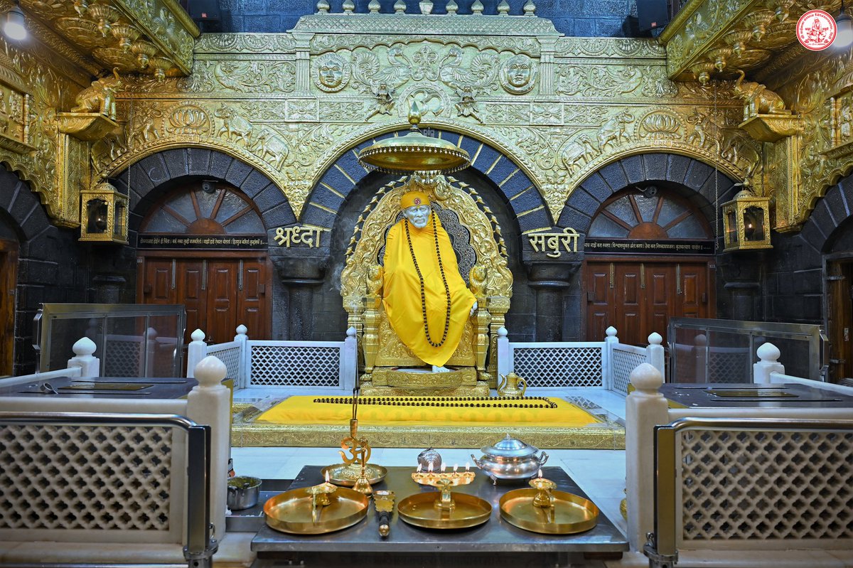 SSSTShirdi's tweet photo. *!! ॐ साई राम !!*
*श्री साईबाबा संस्थान विश्वस्त व्यवस्था,शिर्डी*
*!! ॐ Sai Ram !!*
*Shri Saibaba Sansthan Trust, Shirdi*
≈≈≈≈≈≈≈≈≈≈≈≈≈≈≈≈≈
*आरती :-  शेजारती*
*रविवार दिनांक १३ नोव्हेंबर २०२२*     
*Aarti : -Shejarti*
*Sunday 13 November  2022* https://t.co/CIByb3FY9V