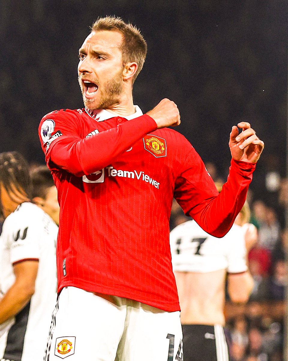 Christian Eriksen gets his first Man United goal! 🎯

#FULMUN