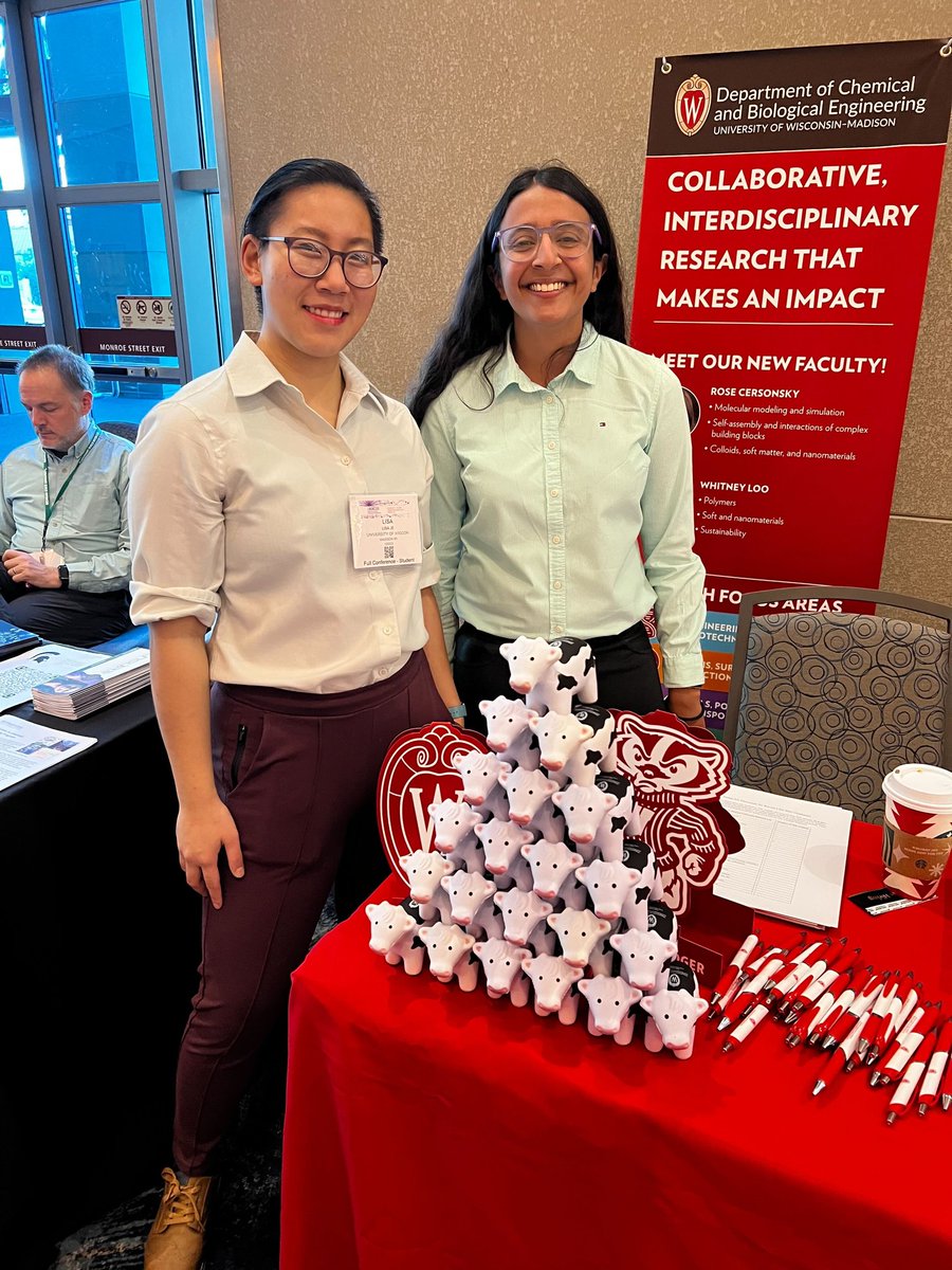 Come by our UW Madison CBE booth and learn about our PhD program #AIChE2022 #AIChEAnnual #cbe