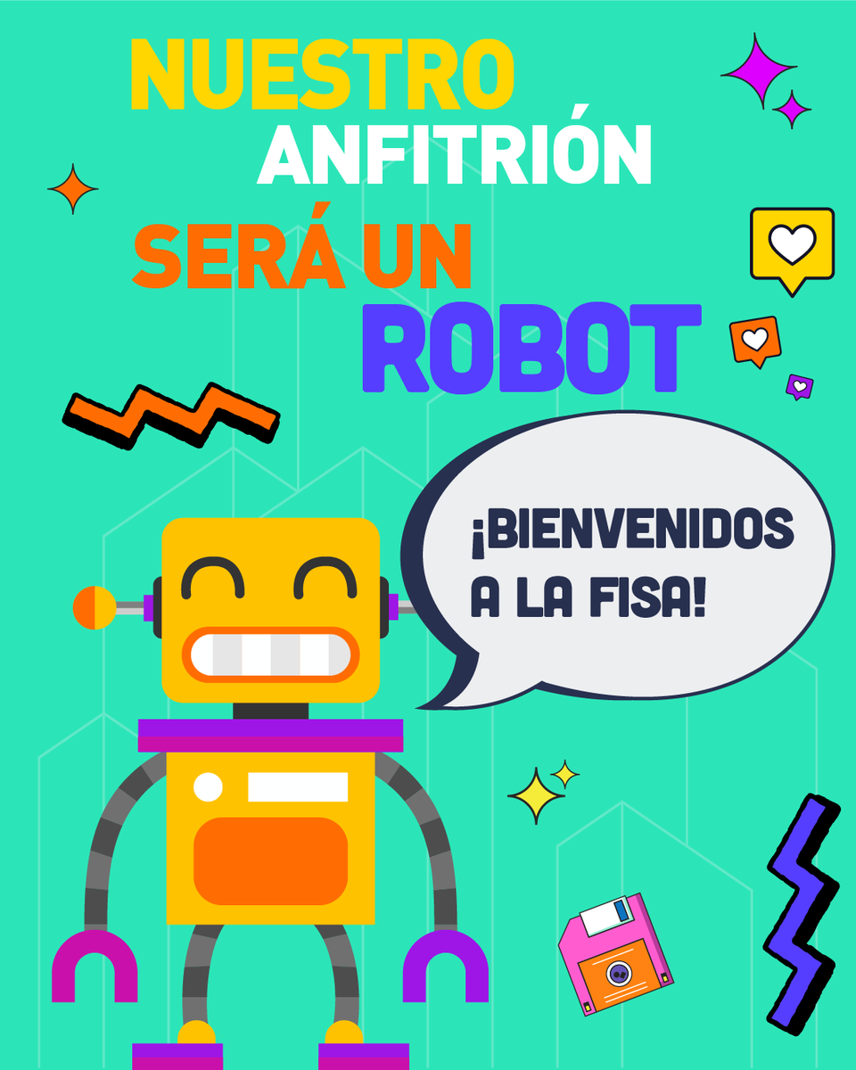 FeriaFisa's tweet photo. BI-EN-VE-NI-DOS  A  LA  FI-SA 🤖

Esta Feria Internacional de Santiago 2022 contará con la presencia de un maestro de ceremonias que te va a encantar. 👏

Amable servicial y con un bello diseño te conquistará.

¡Ven a conocerlo!

#FISA #chile #feriafisa #VuelveFisa #parquefisa https://t.co/9gEPlMjW9o